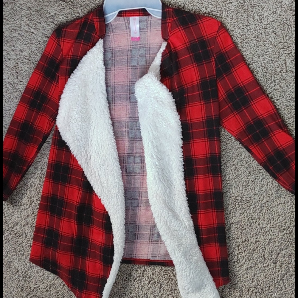 Plaid Cardigan
